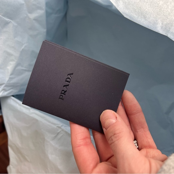 Prada Light Blue Fuzzy Sandals - Picture 6 of 6